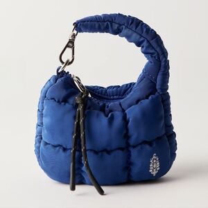 NWT FP Movement Quilted Micro Pouch ~ Athletic Blue